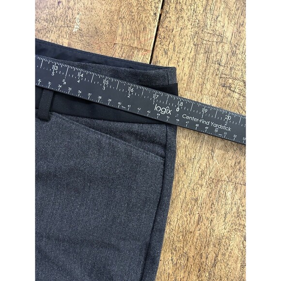 Express Editor Dress Pants Women's Grey Office Work Size 10R 36x33 - Picture 5 of 7